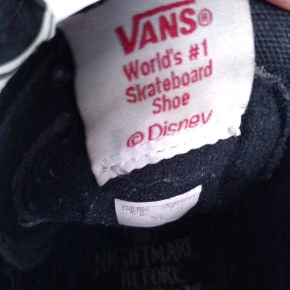 Vans Disney The Nightmare Before Christmas Sk8 High Sneakers Size 7 - Picture 9 of 11